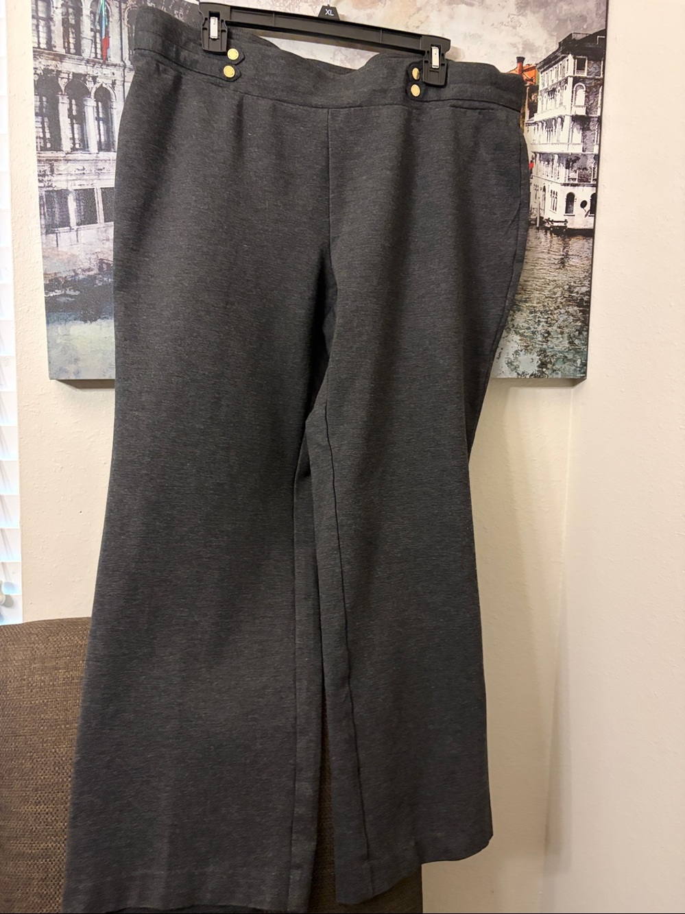 Anne Klein Gray spandex pants 2X